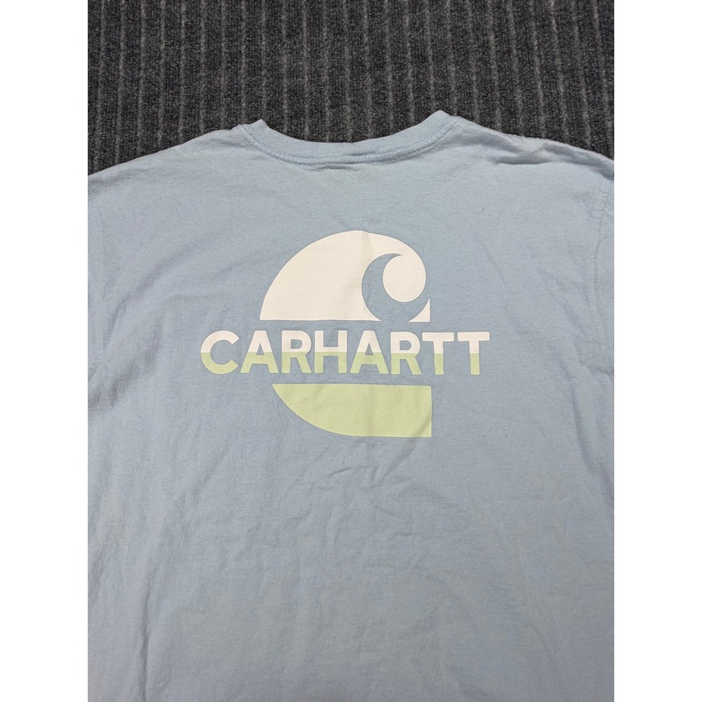 Carhartt Pocket T-Shirt Mens XL Loose Fit Graphic Back Streetwear Gorpcore - Picture 4 of 6